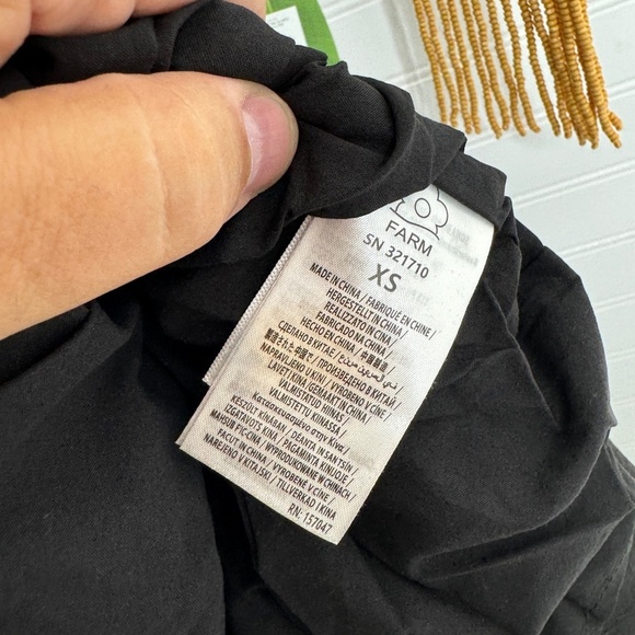 NEW Farm Rio Banana Tree Tie Euroflax™ Premium Linen Dress XS - Picture 9 of 12